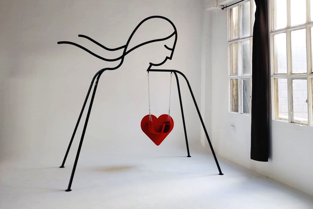 swing，swing，Dynamic sculpture，