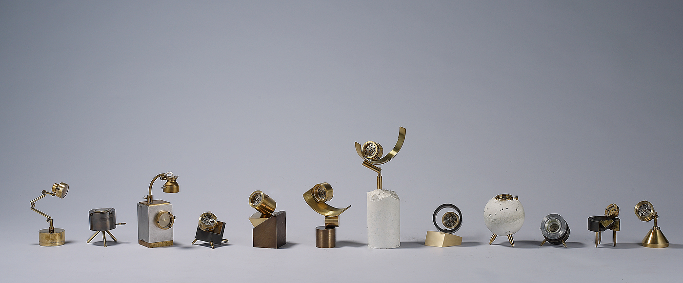 modelling，clock，brass，cement，