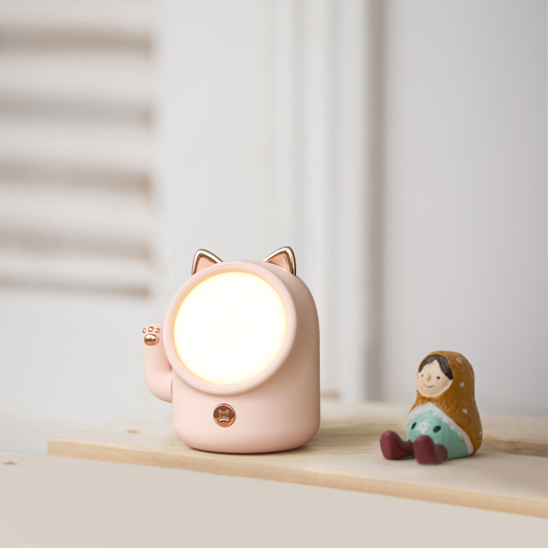 Night lights，Waving cat，