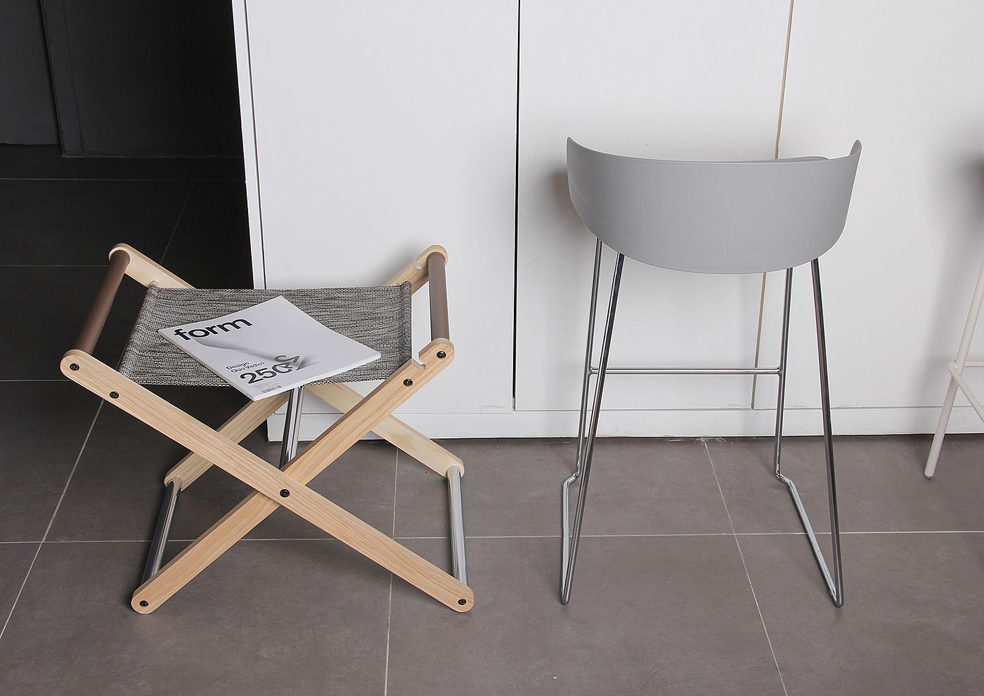 Muse，Muse chair，Deployable stool，