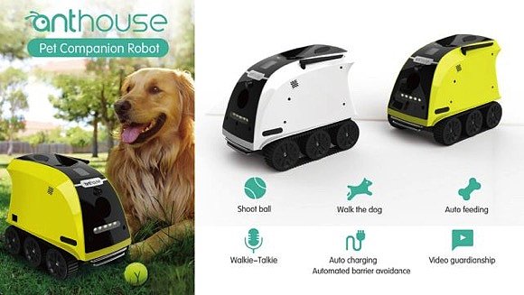 Intelligent dog walking robot，