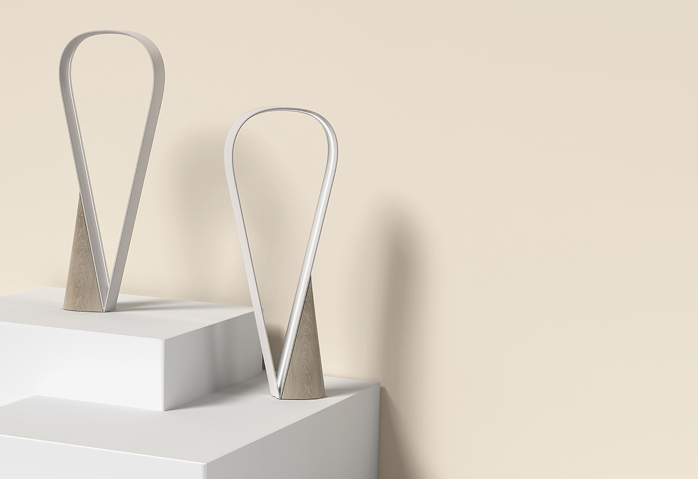 Desk lamp，product design，Simplicity，the milk of human kindness，