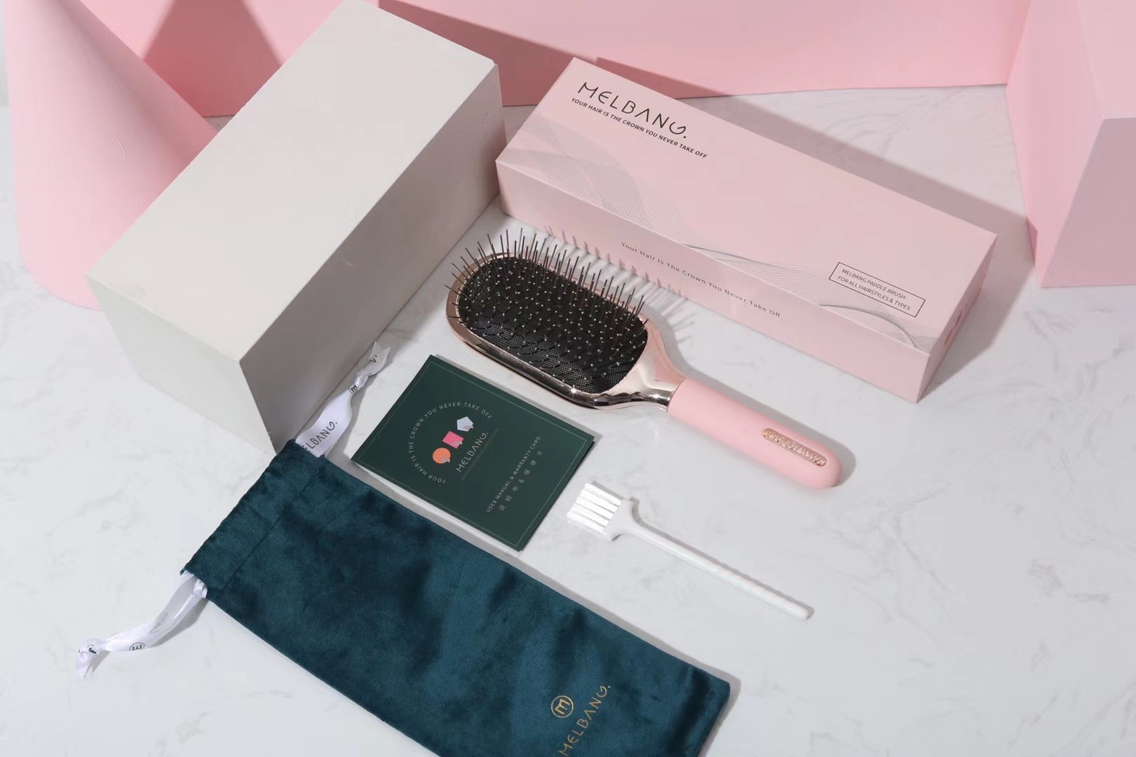 Antistatic air cushion comb，Air bag comb，