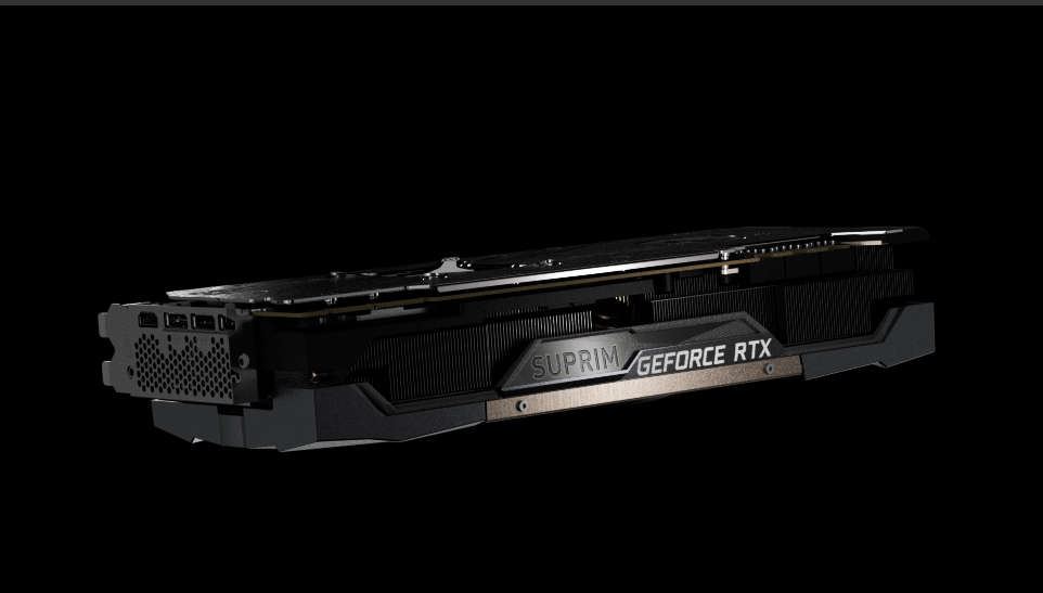 Graphics card，MSI，black，
