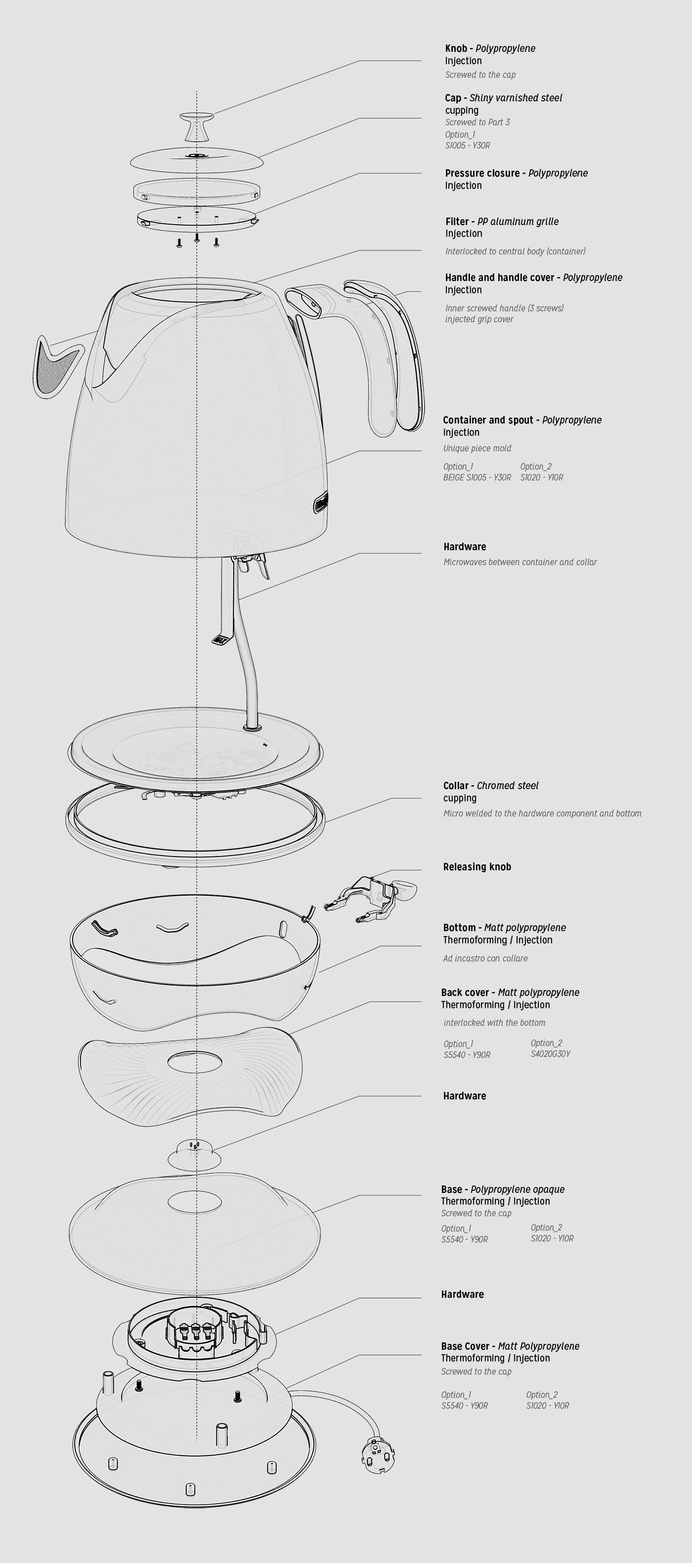 kettle，Hand drawn，suspension，
