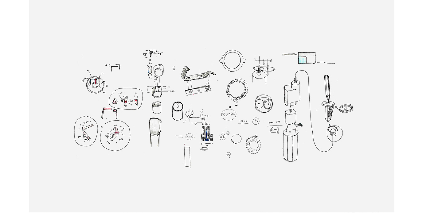 Hand drawn，Simplicity，Electric，pencil sharpener，