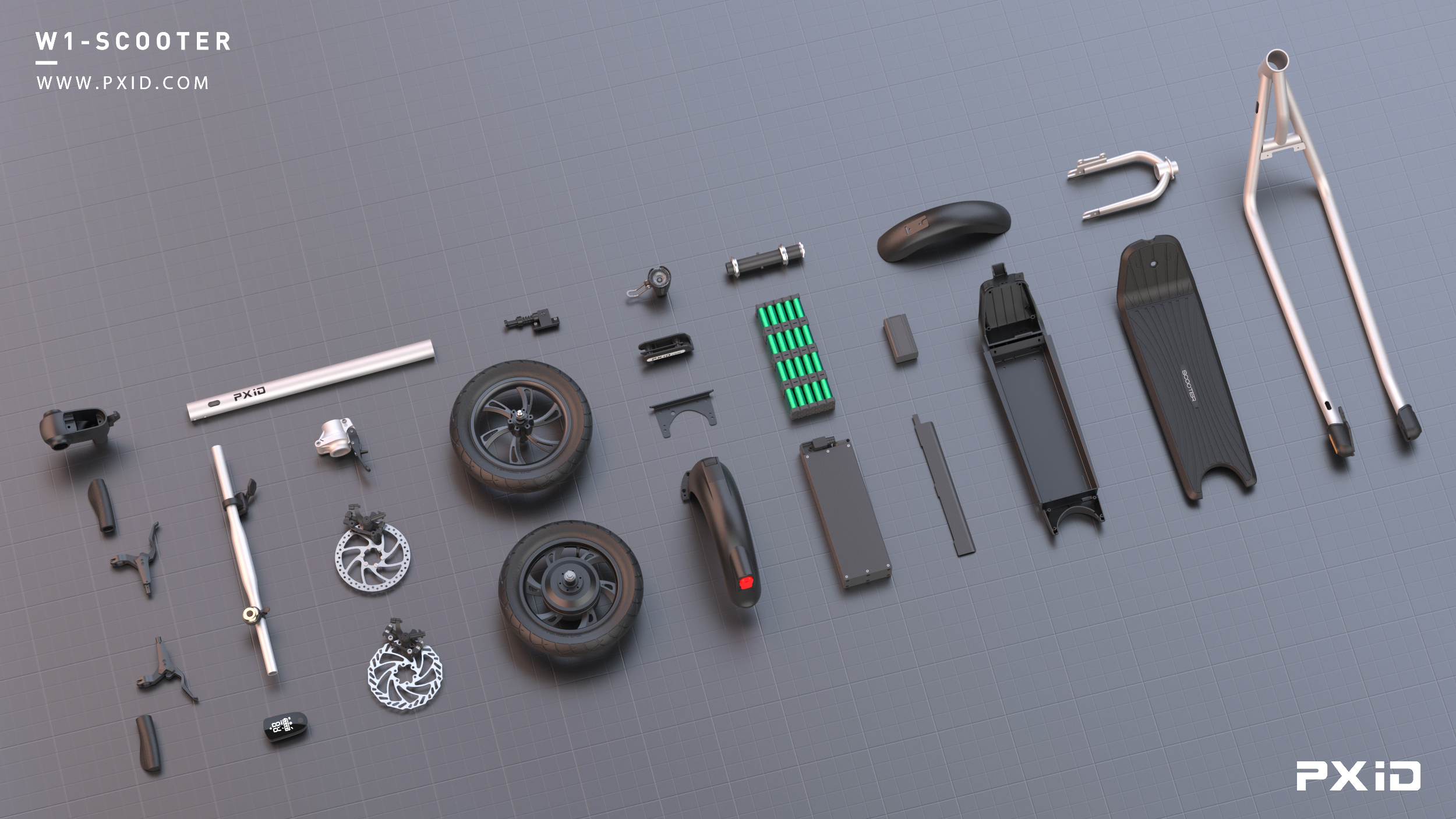 Design of electric scooter，Electric bicycle design，product design，Appearance design，Structural design，industrial design，Scooter design，Bicycle design，