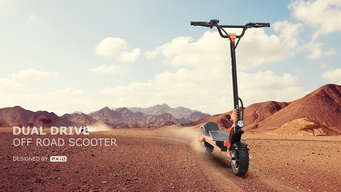 Design of electric scooter，Scooter design，industrial design，Vehicle design，Product appearance design，Product structure design，