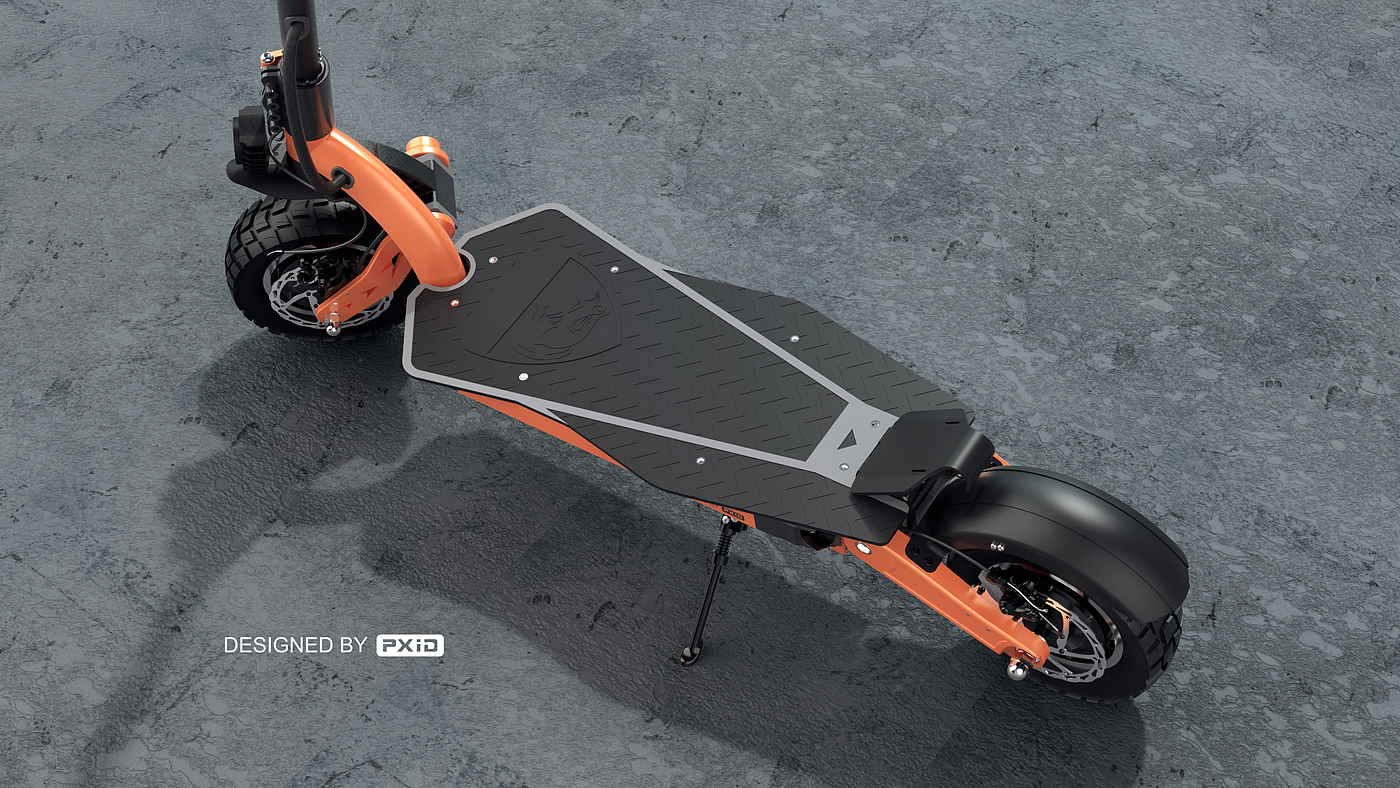 Design of electric scooter，Scooter design，industrial design，Vehicle design，Product appearance design，Product structure design，