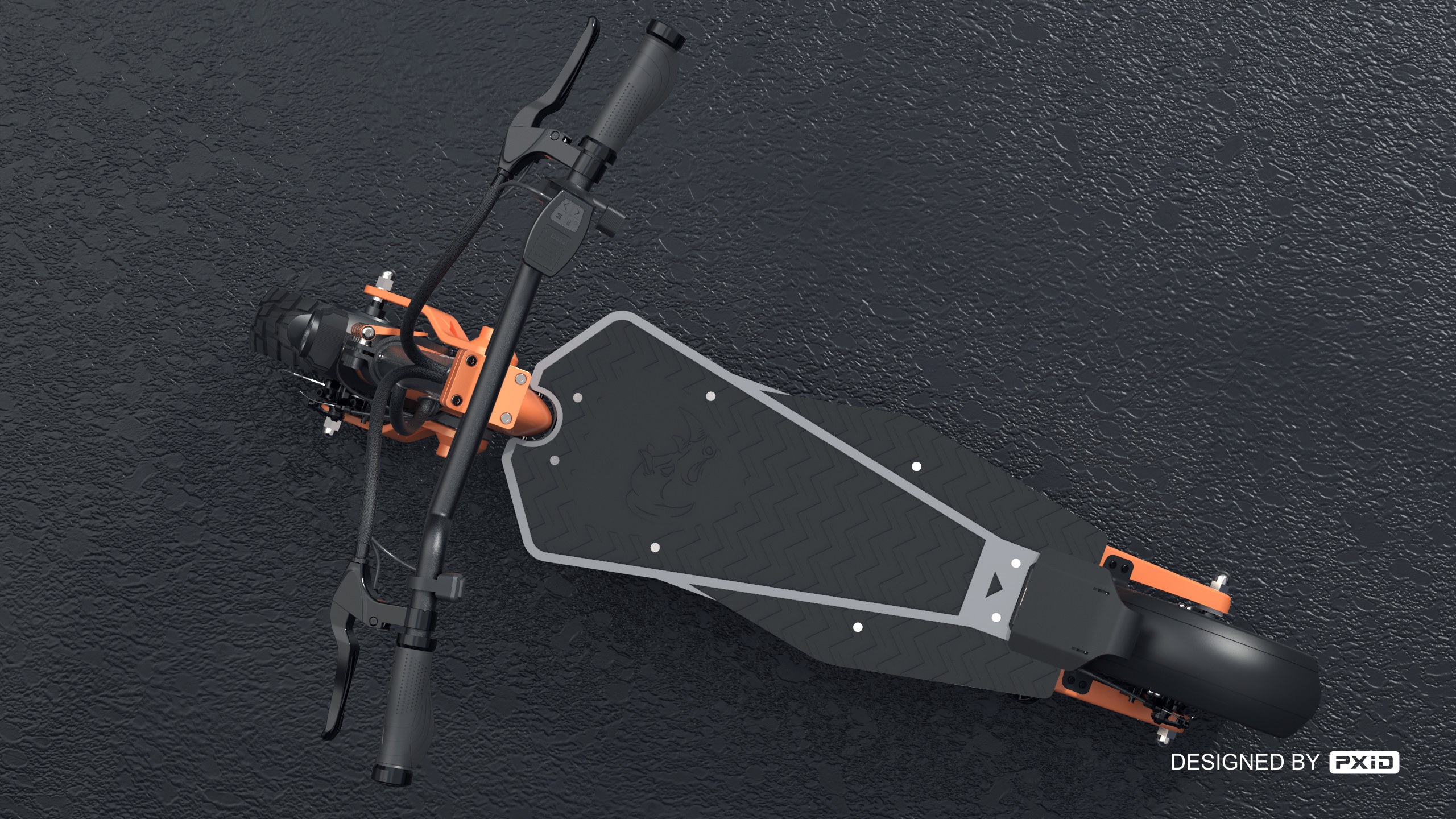 Design of electric scooter，Scooter design，industrial design，Vehicle design，Product appearance design，Product structure design，