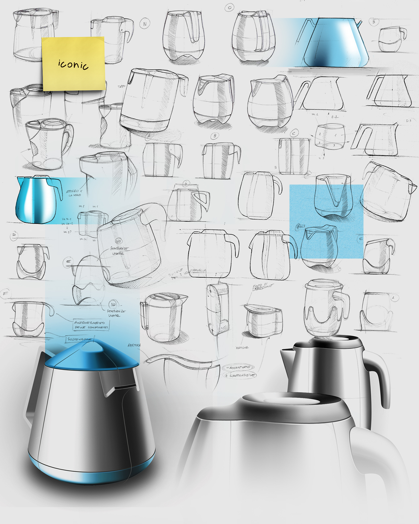 household electrical appliances，Kitchenware，product design，Electric kettle，