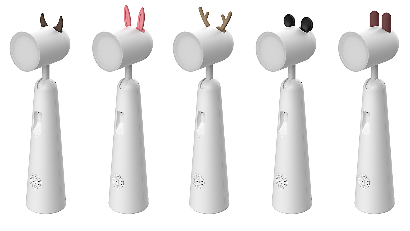 lamp，Desk lamp，Cartoon，original，intelligence，sound，Home Furnishing，