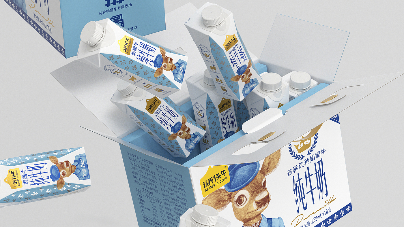 packing design，food，milk，