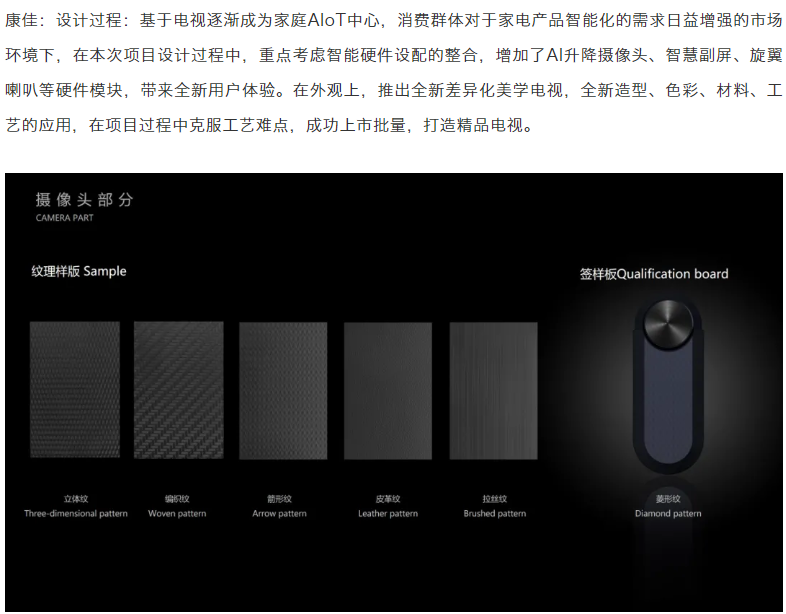 CMF Design Award，CMF design，Konka，