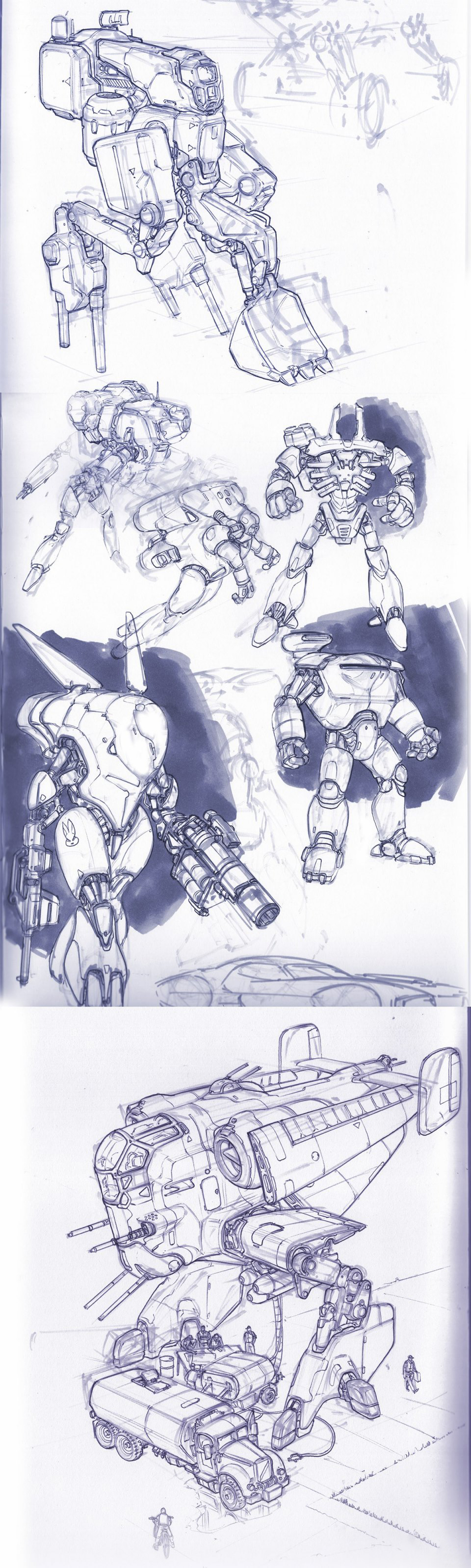 Hand drawn，concept，science fiction，originality，