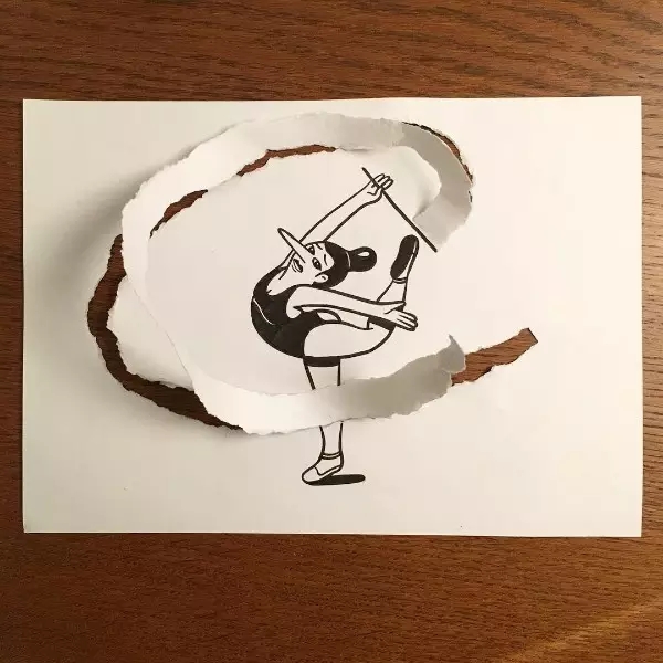 【脑洞大开】他把纸撕成了艺术!