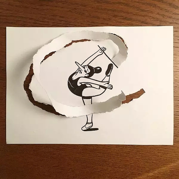 Art，Tear paper，originality，Design，