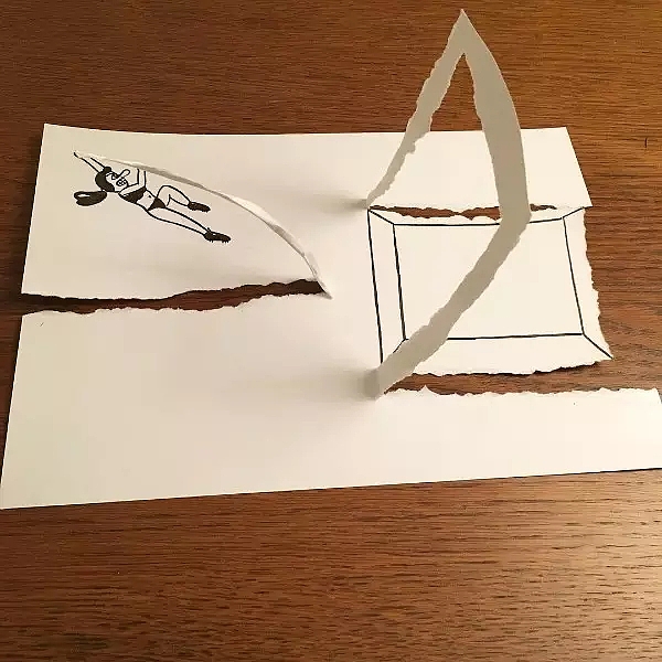 Art，Tear paper，originality，Design，