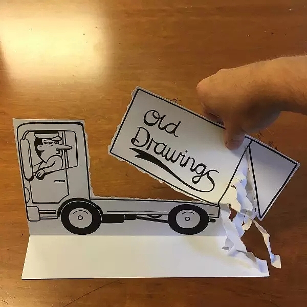 Art，Tear paper，originality，Design，