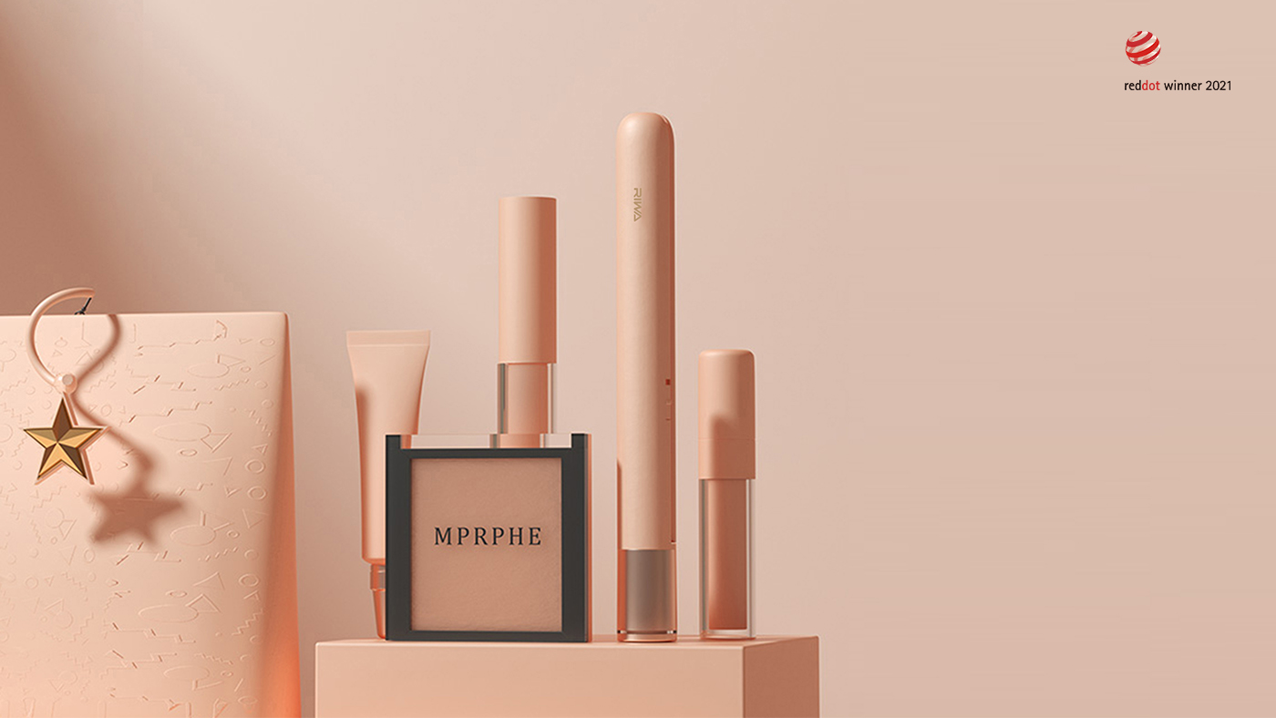 Hair curler，fashion，Simplicity，Appearance design，hair straightener，Red dot award，small home appliances，Sense of science and technology，