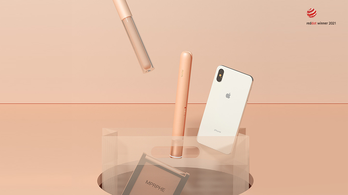 Hair curler，fashion，Simplicity，Appearance design，hair straightener，Red dot award，small home appliances，Sense of science and technology，