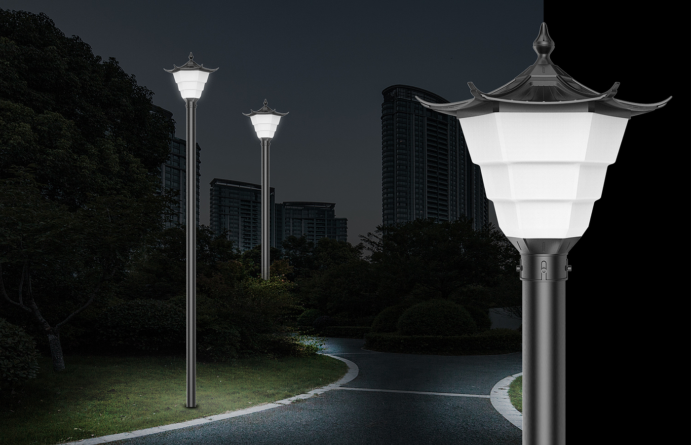 Lamp design，Courtyard lamp design，YEMA design，Landscape lamps，Courtyard lamps，Lawn lamps，Lamp creativity，