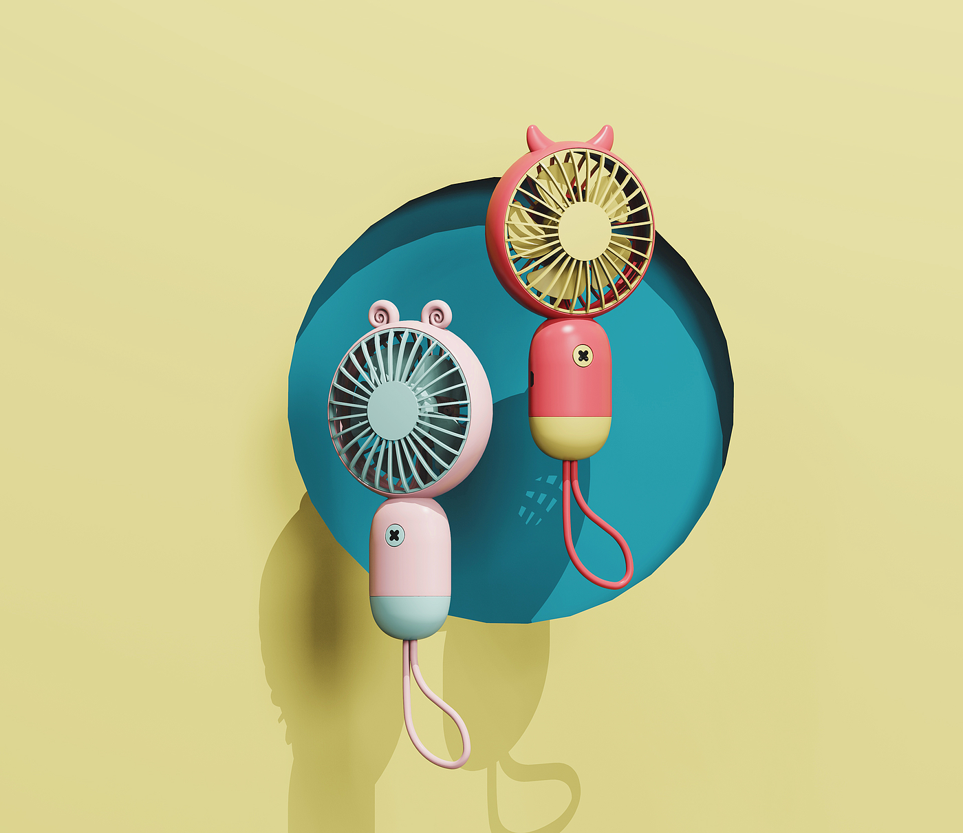 The first small fan designed，