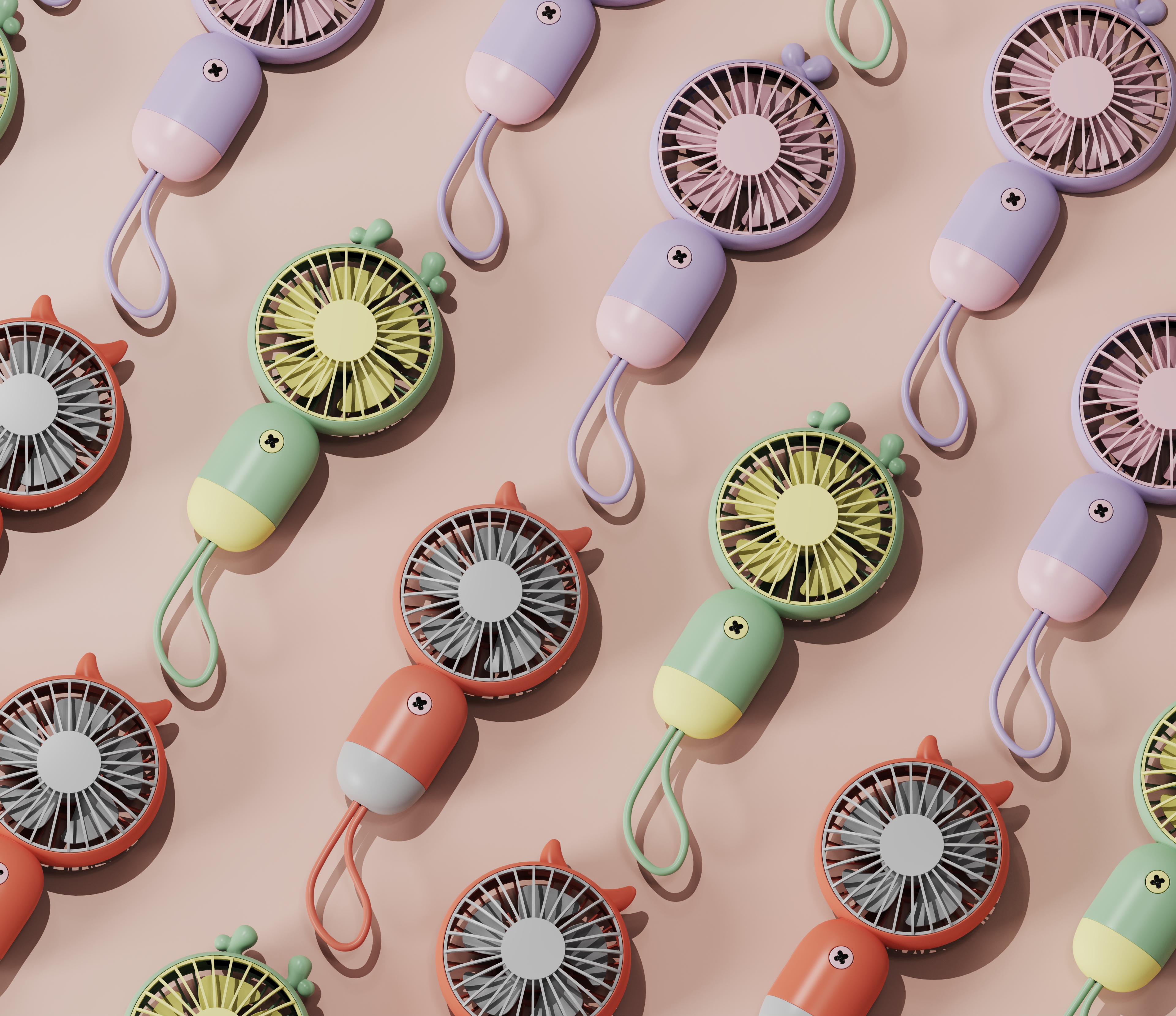 The first small fan designed，