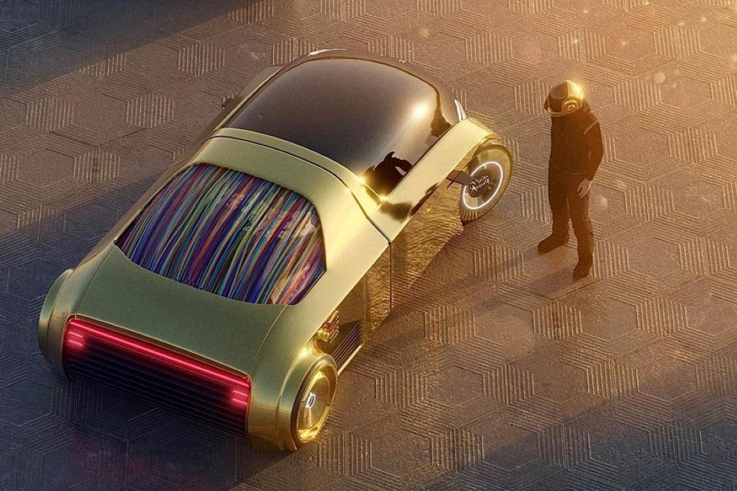 automobile，Helmet，Punk，Concept Car，