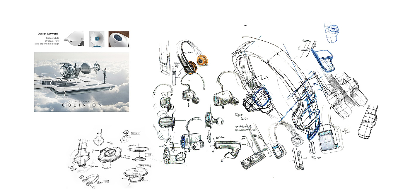 Electronics，Digital，conceptual design，headset，