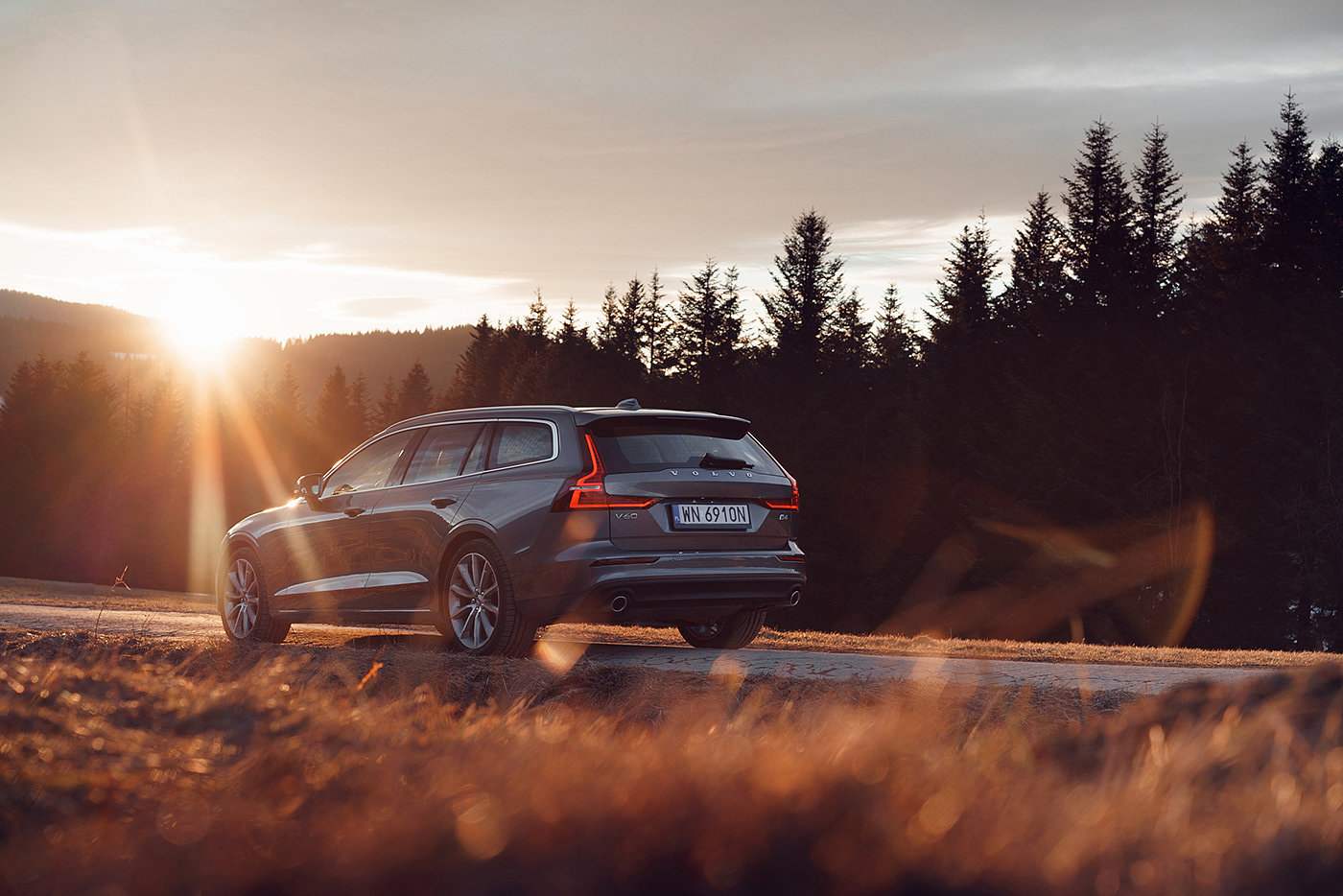 交通工具，汽车，沃尔沃，Volvo V60，