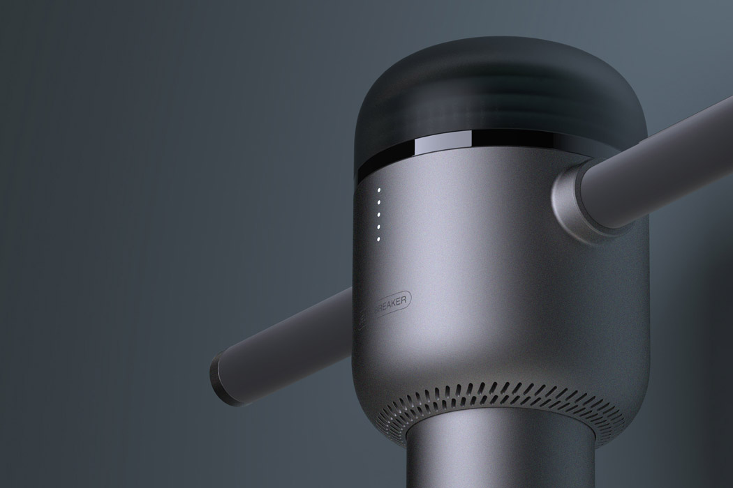 product design，Drilling machine，Slow injury，construction site，