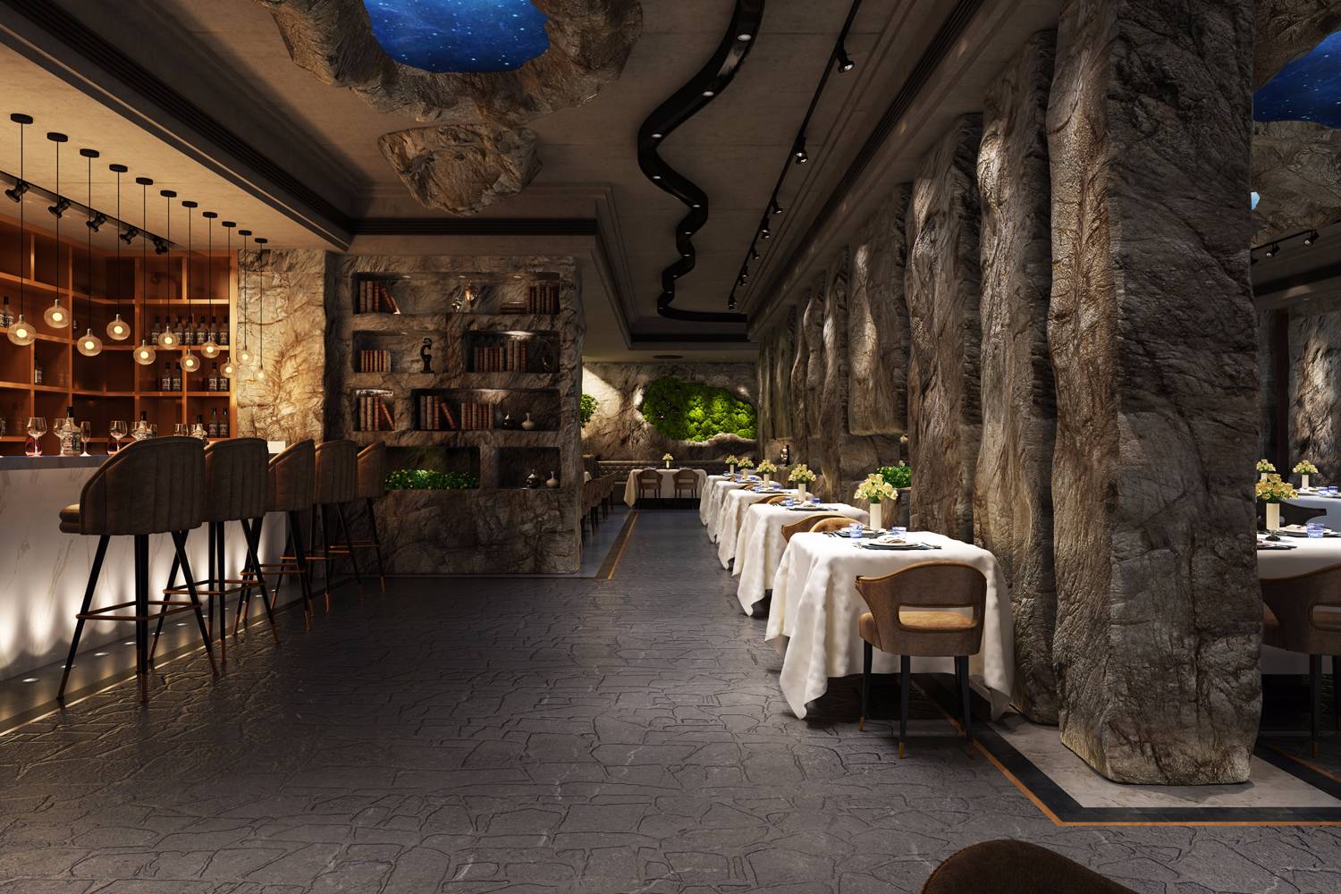 space，Restaurant，