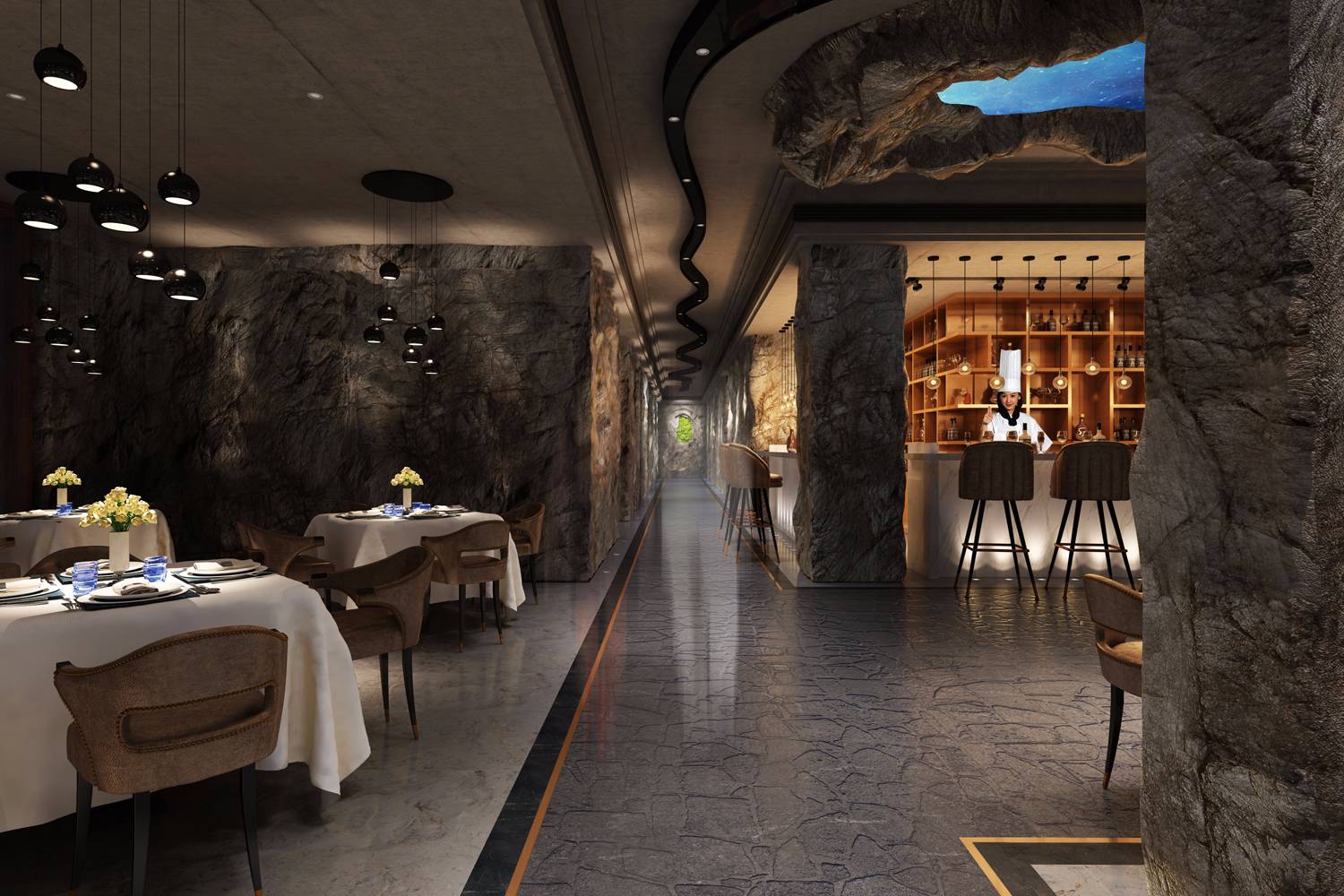 space，Restaurant，