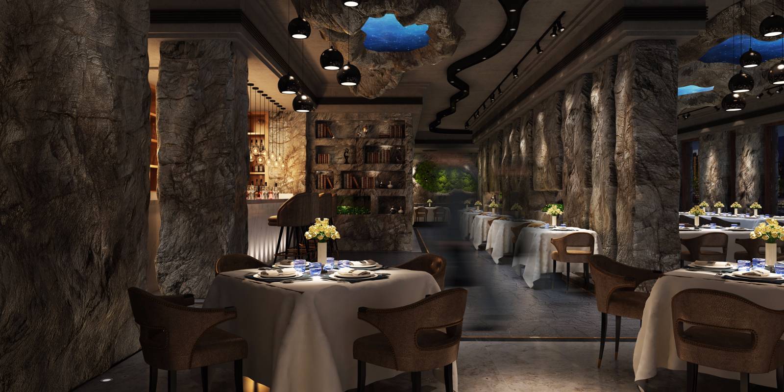 space，Restaurant，