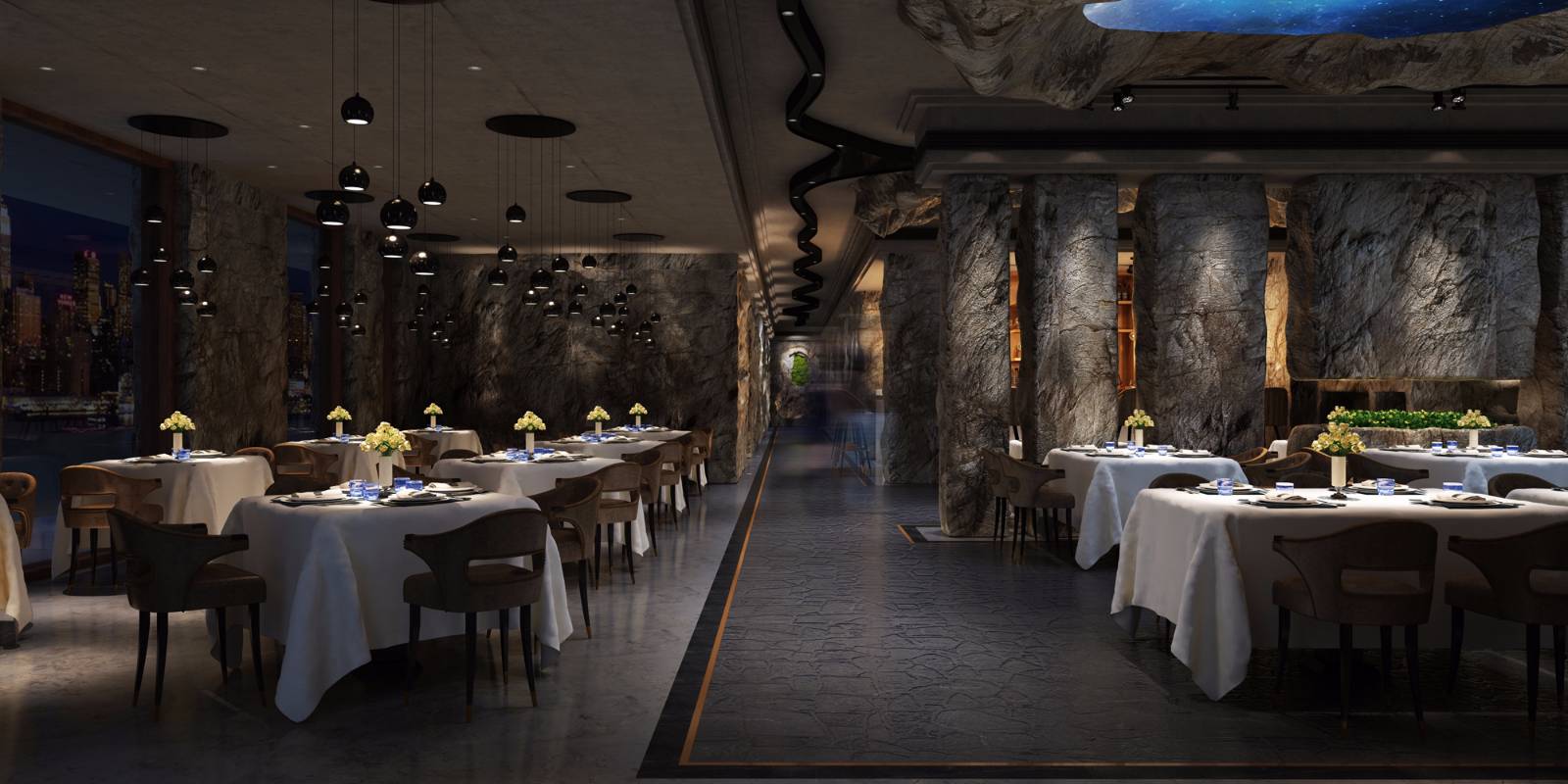 space，Restaurant，