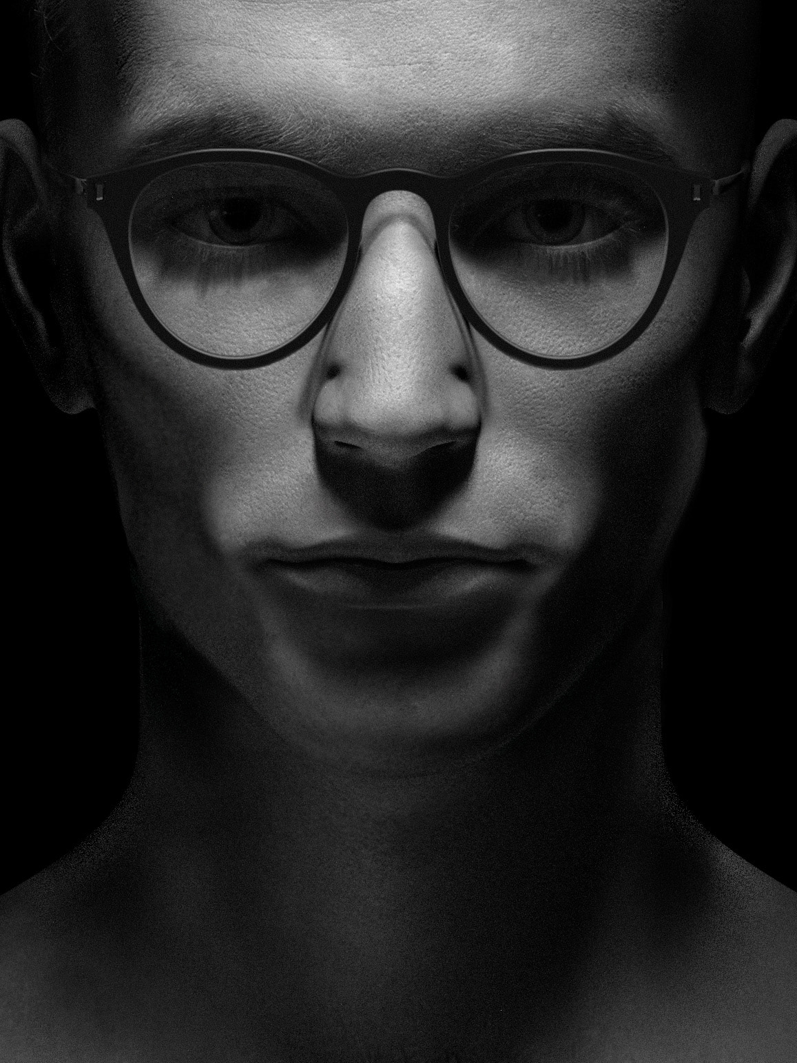 Boom Studio，glasses，Luminous，Ultra thin metal，light glasses，