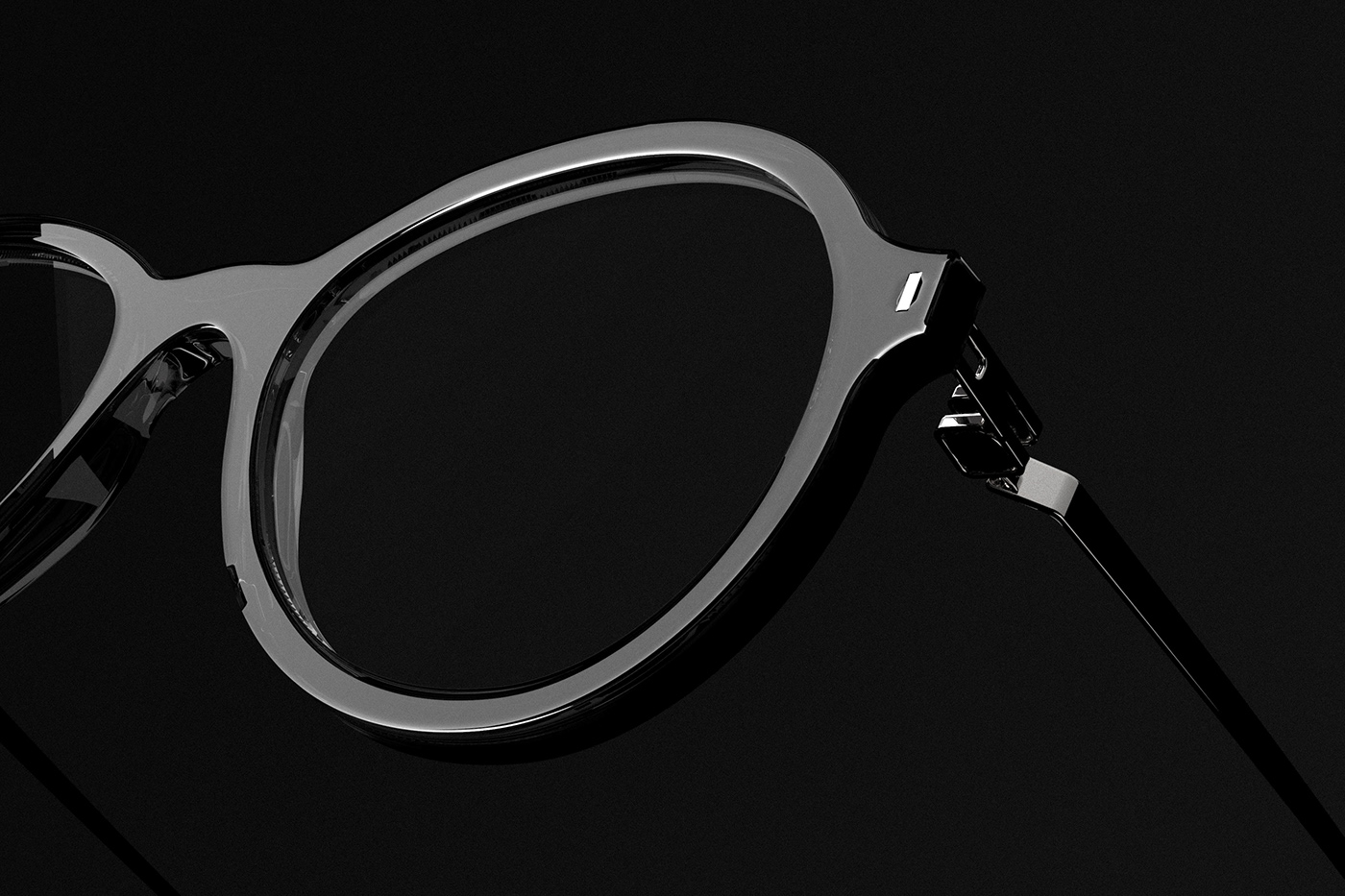 Boom Studio，glasses，Luminous，Ultra thin metal，light glasses，