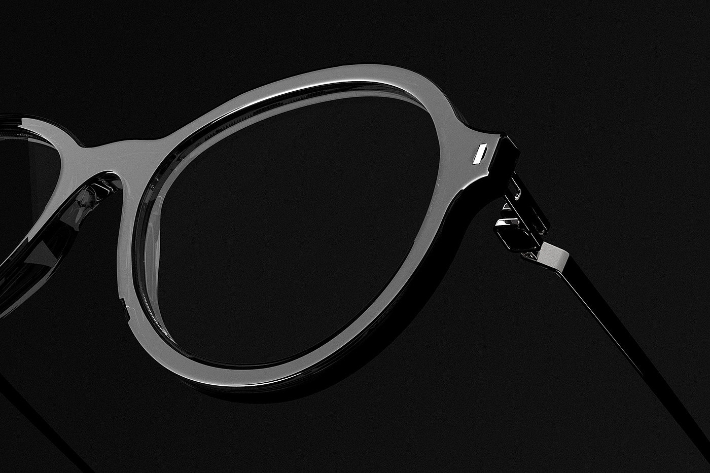 Boom Studio，glasses，Luminous，Ultra thin metal，light glasses，