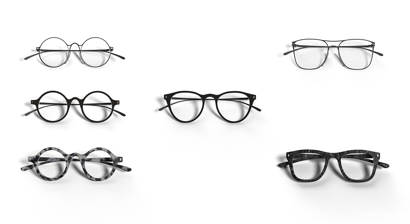Boom Studio，glasses，Luminous，Ultra thin metal，light glasses，