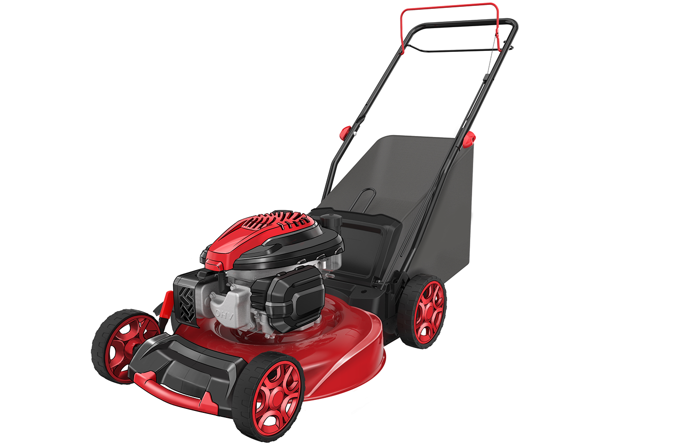 Sergey Velet，lawn mower，lawn，Hand drawn，design sketch，