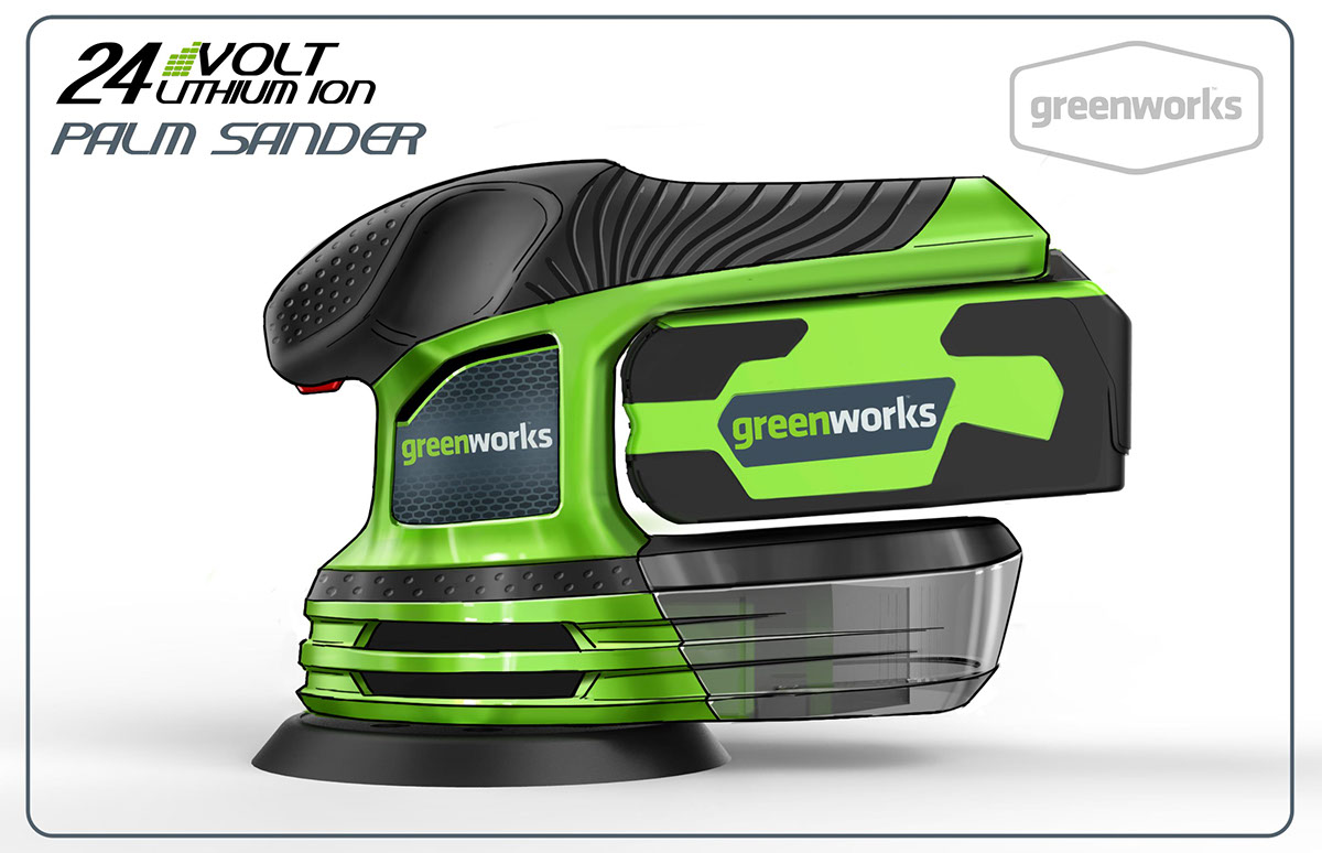 Sergey Velet，lawn mower，lawn，Hand drawn，design sketch，