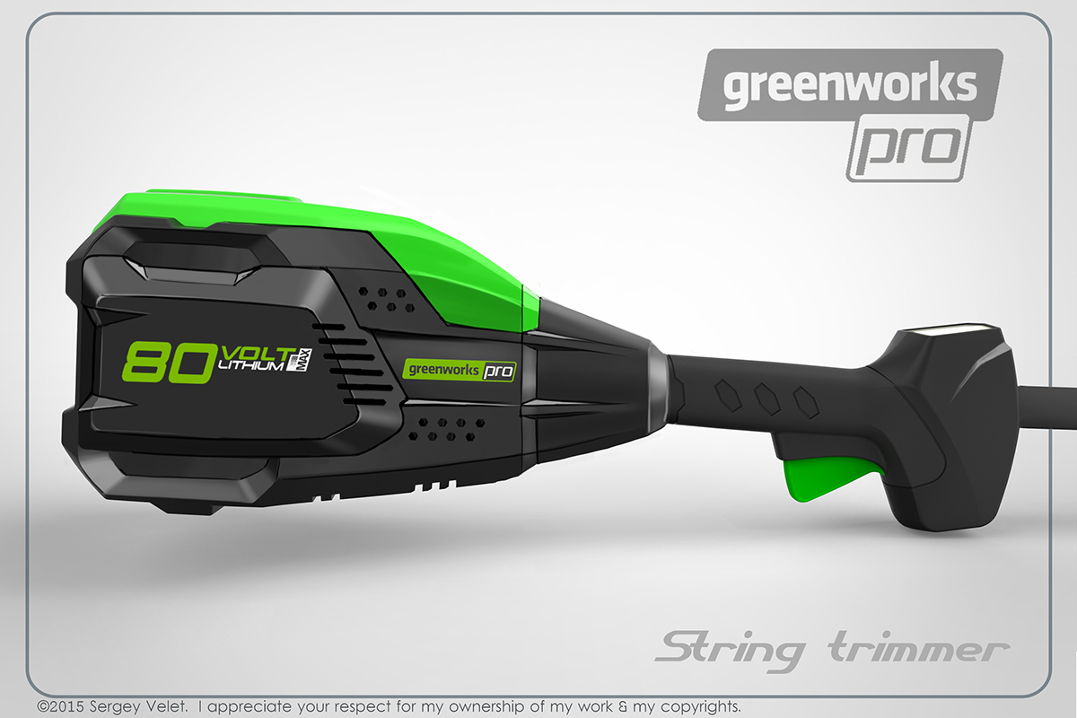 Sergey Velet，lawn mower，lawn，Hand drawn，design sketch，