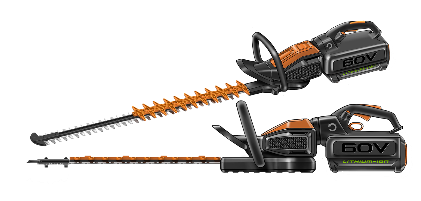 Sergey Velet，lawn mower，lawn，Hand drawn，design sketch，