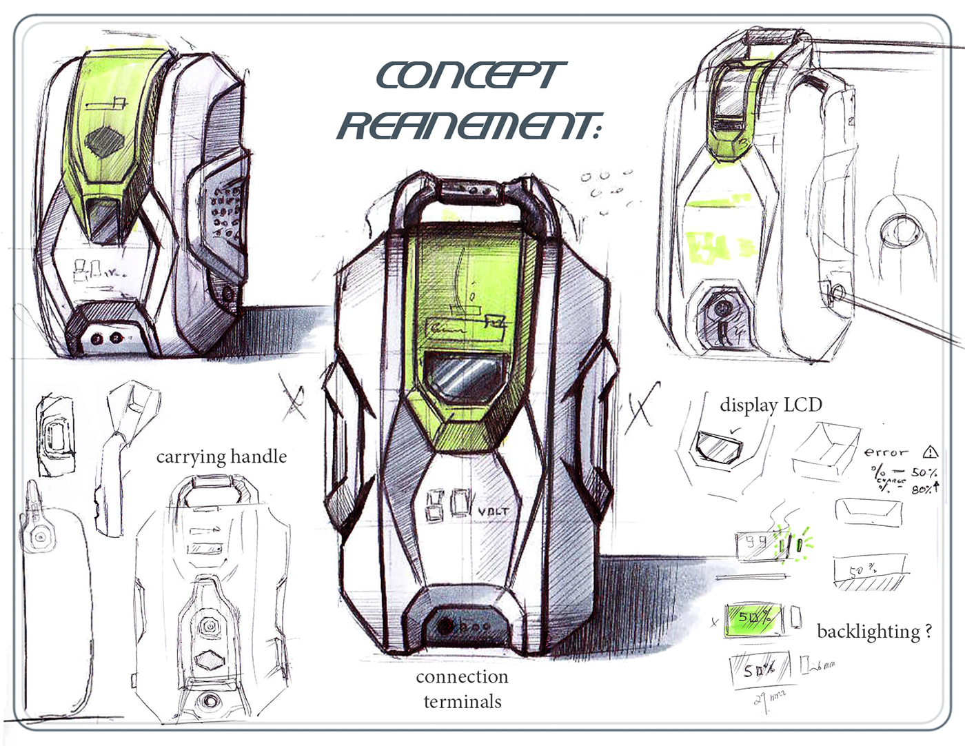 Sergey Velet，lawn mower，lawn，Hand drawn，design sketch，