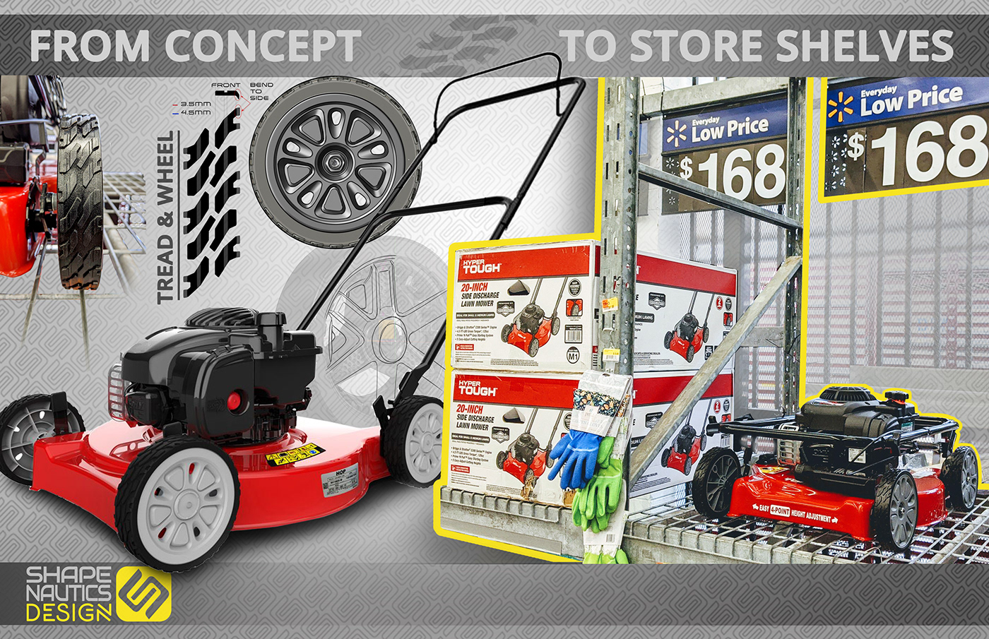 Sergey Velet，lawn mower，lawn，Hand drawn，design sketch，