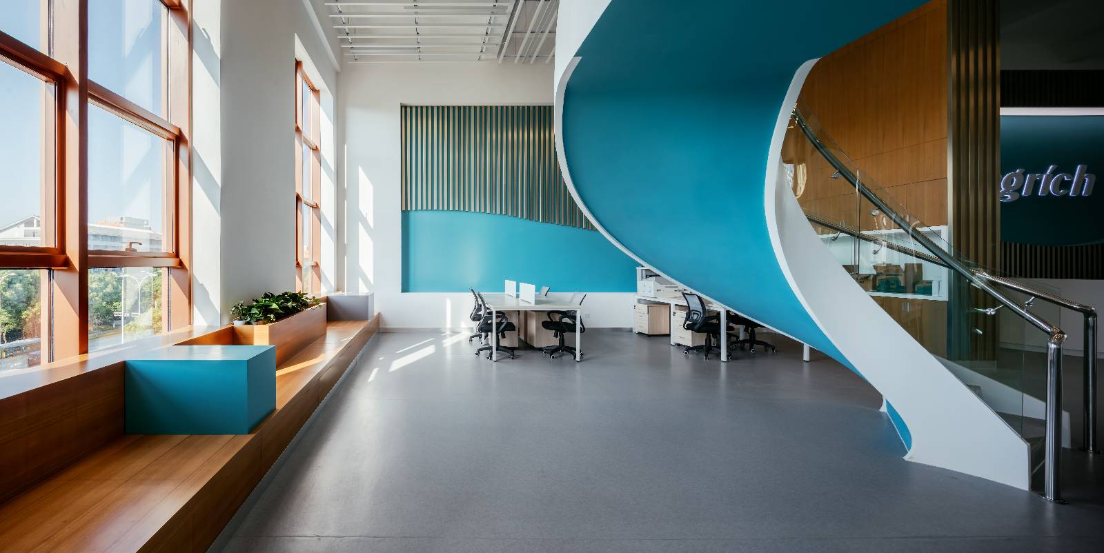 space，to work in an office，Suzhou seven design center，