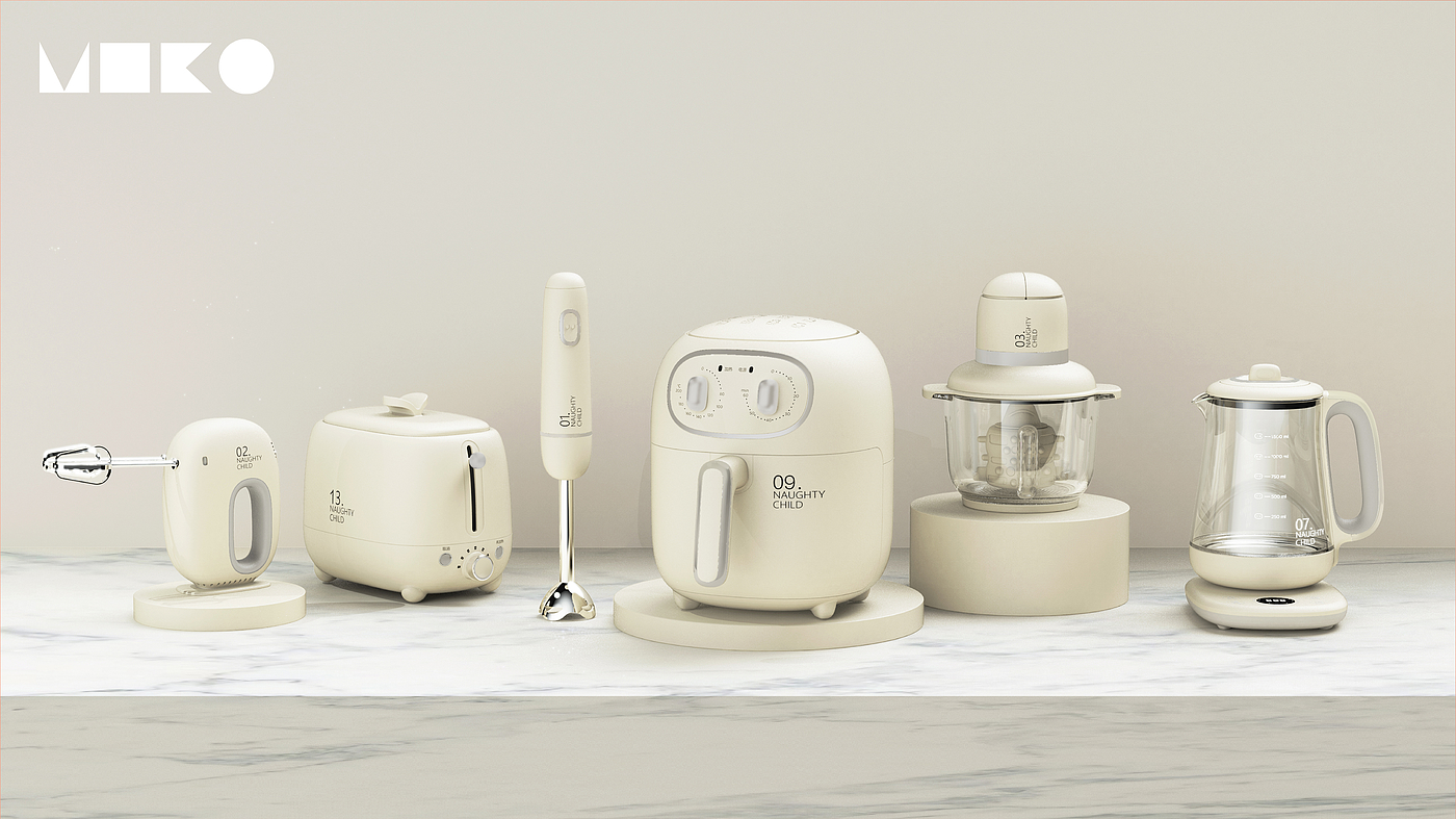 Rice shell industrial design，Nested products，kitchen，small home appliances，Beautiful，product design，
