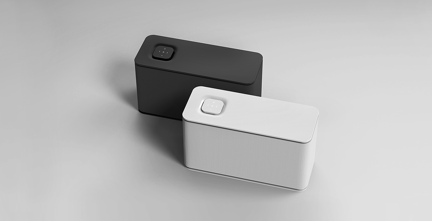 Red dot award，simple style ，Scandinavian style，loudspeaker box，Remote control，