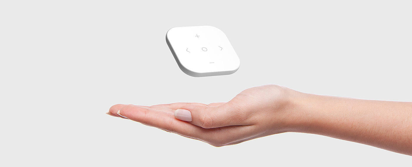 Red dot award，simple style ，Scandinavian style，loudspeaker box，Remote control，
